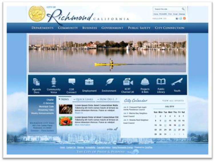 Description: Richmond website refresh 2014